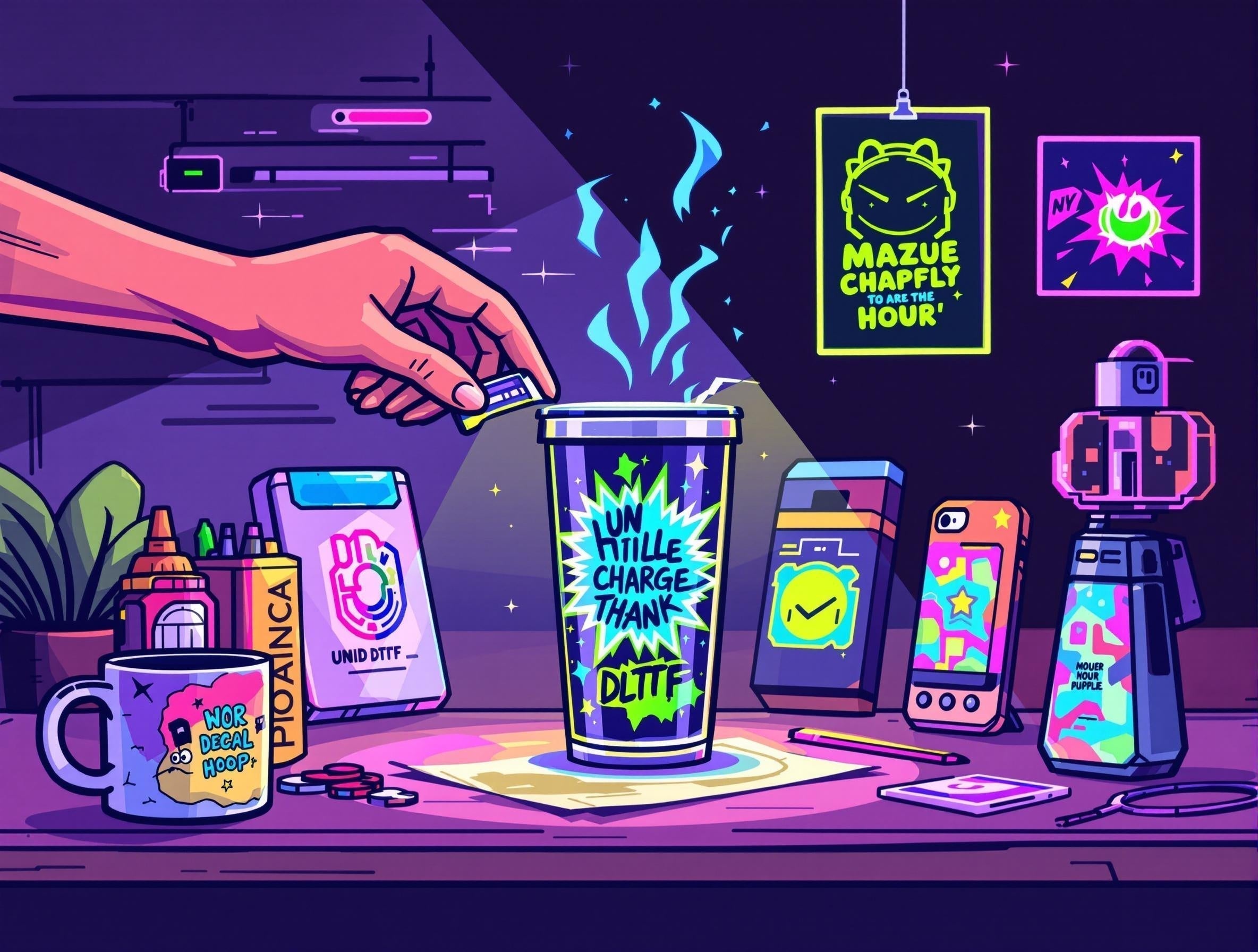 Image of 7 Innovative Ways to Use UV DTF Transfers for Your Business - Smith Artist Productions