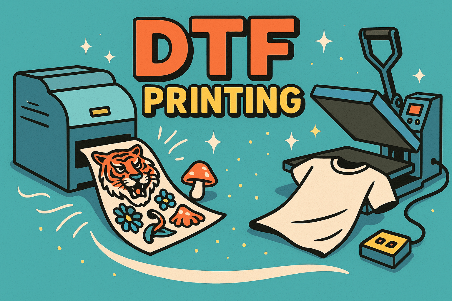 Image of DTF Heat Press Settings: The Complete Guide (Temperature, Pressure & Time) - Smith Artist Productions