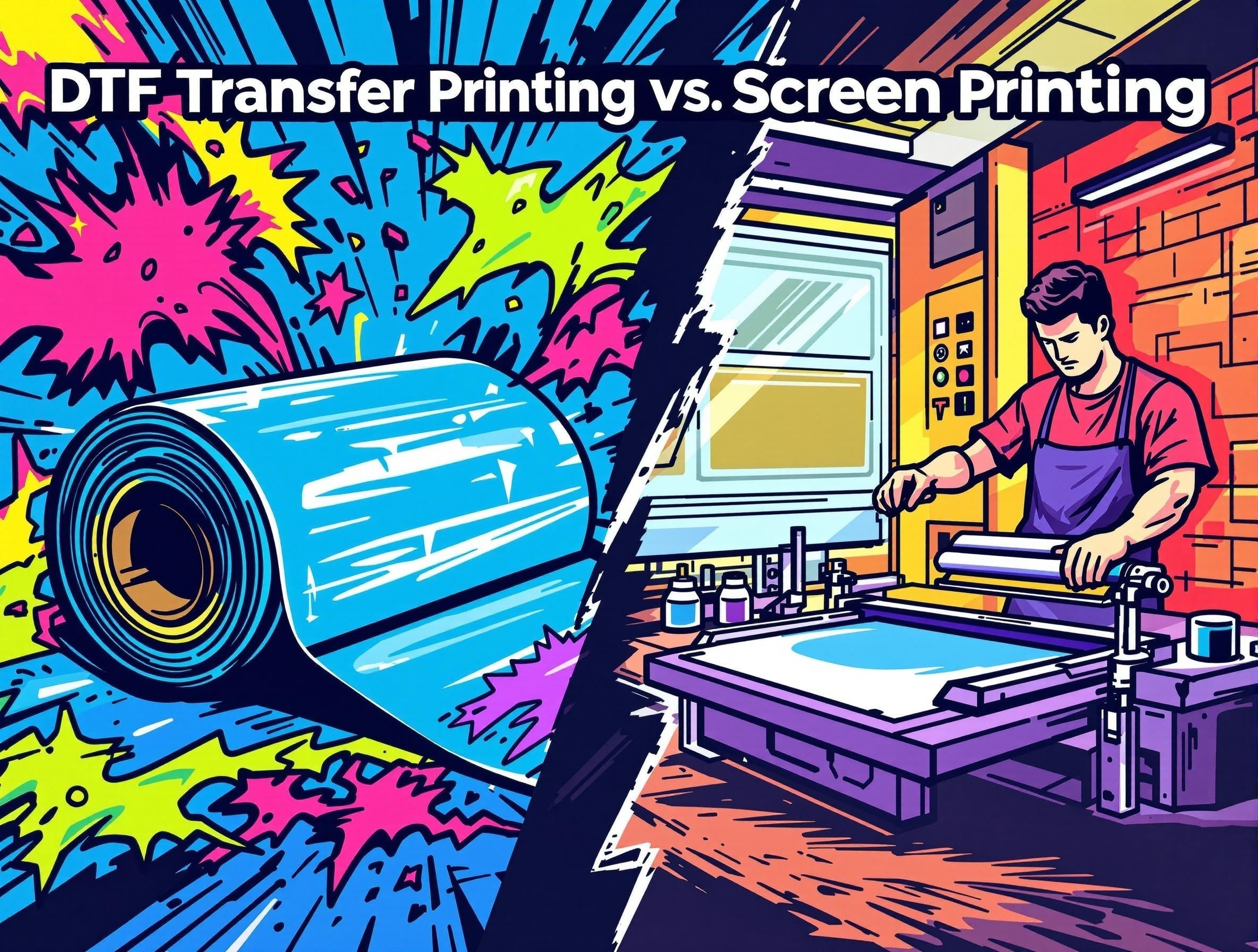 DTF vs. Screen Printing: Which Is Better for Your Brand? - Smith Artist Productions