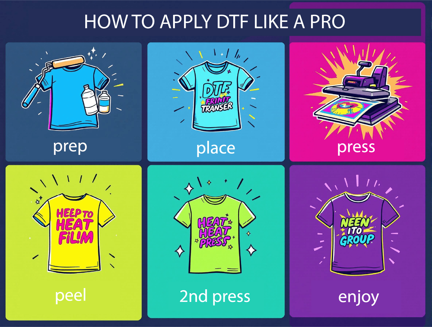 Image of Step-by-Step Guide: How to Apply DTF Transfers Like a Pro - Smith Artist Productions