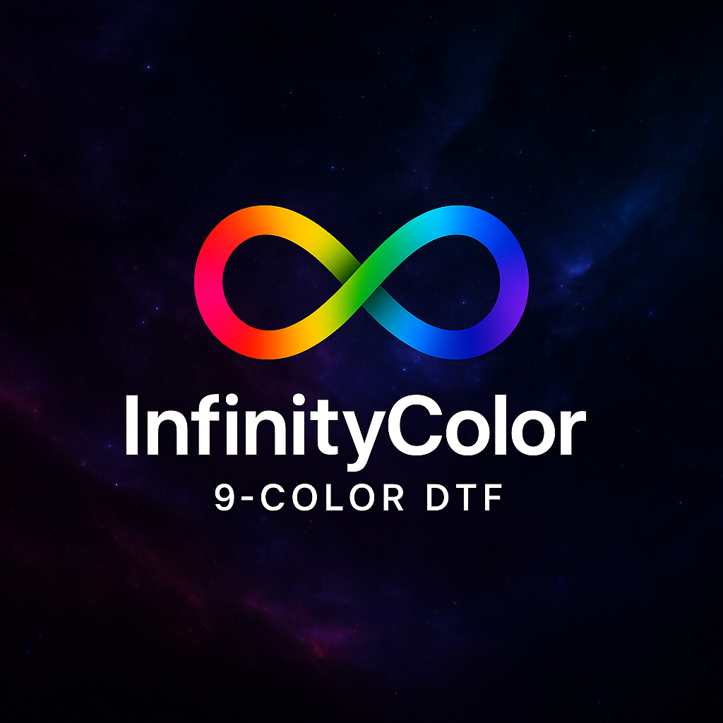 Image of DESIGN Infinity Color™ Ultra Vivid 9-Color DTF Transfers