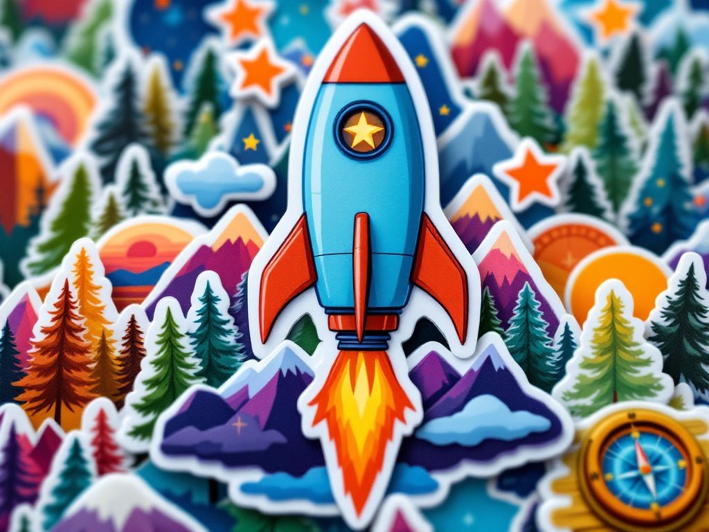 Image of Die Cut Vinyl Stickers - Smith Artist Productions