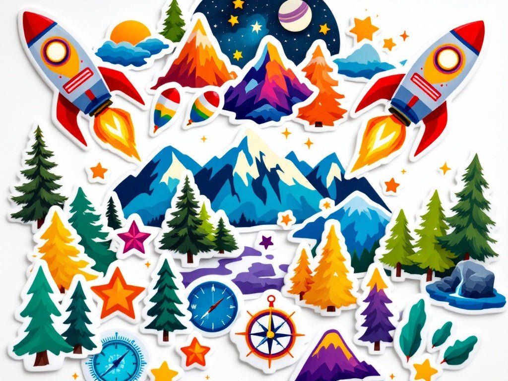 Image of Die Cut Vinyl Stickers - Smith Artist Productions