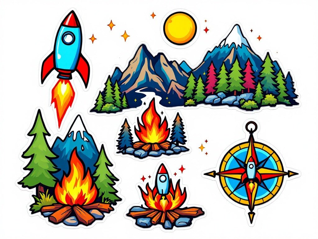 Image of Die Cut Vinyl Stickers - Smith Artist Productions